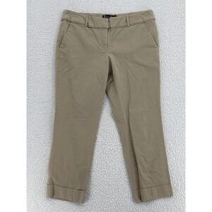 7th Avenue Design Studio Women Size 10 Avg New York Company Khaki Cropped Pants